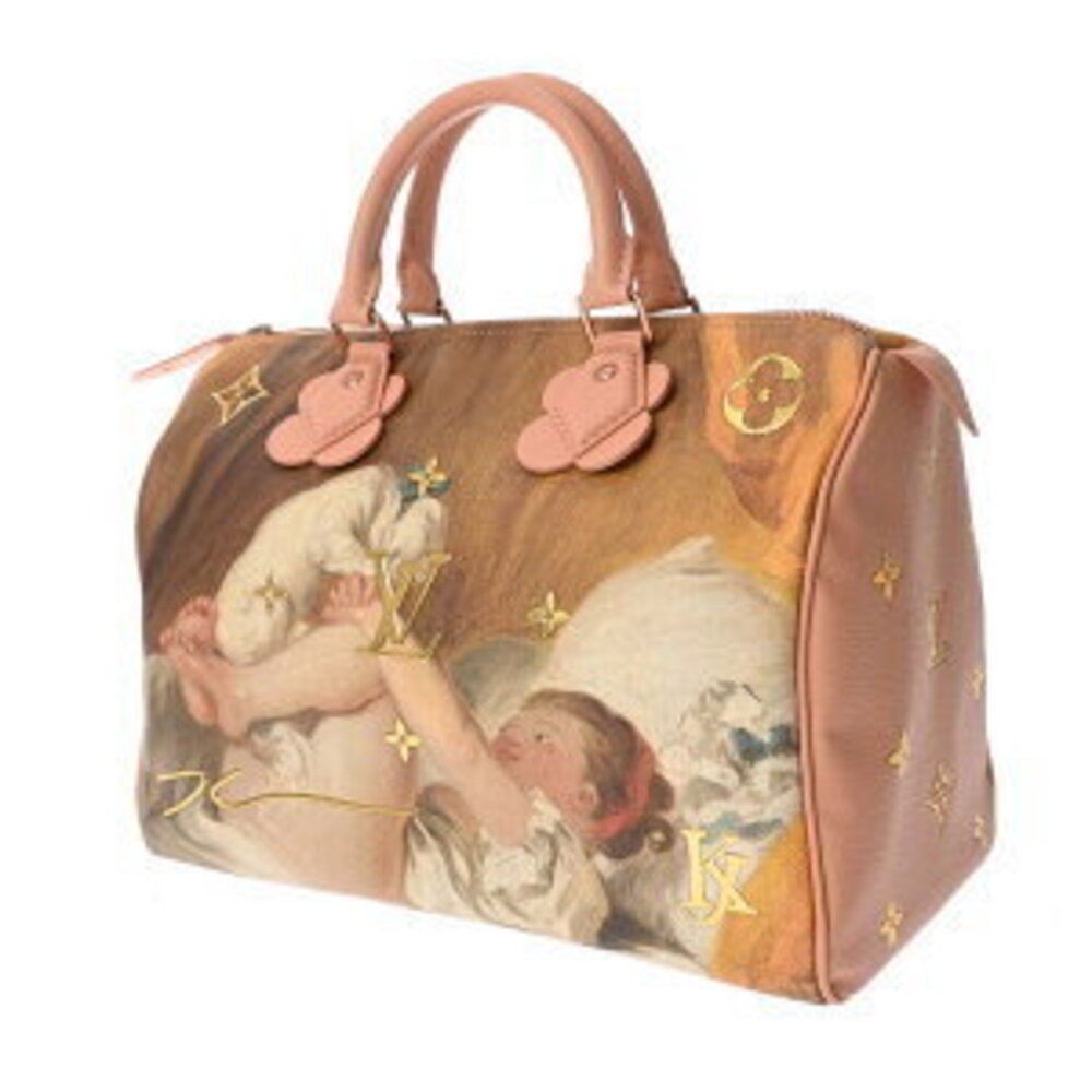 Louis Vuitton Masters Fragonard Collection Handbag Certy Multicolor Speedy